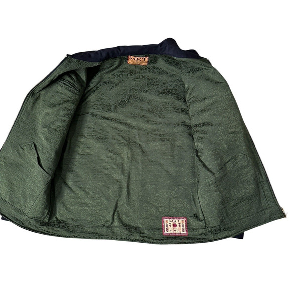 Market Studios x LES BENJAMINS REVERSIBLE RUG JACKET Large Mens NWOT - Picture 6 of 9